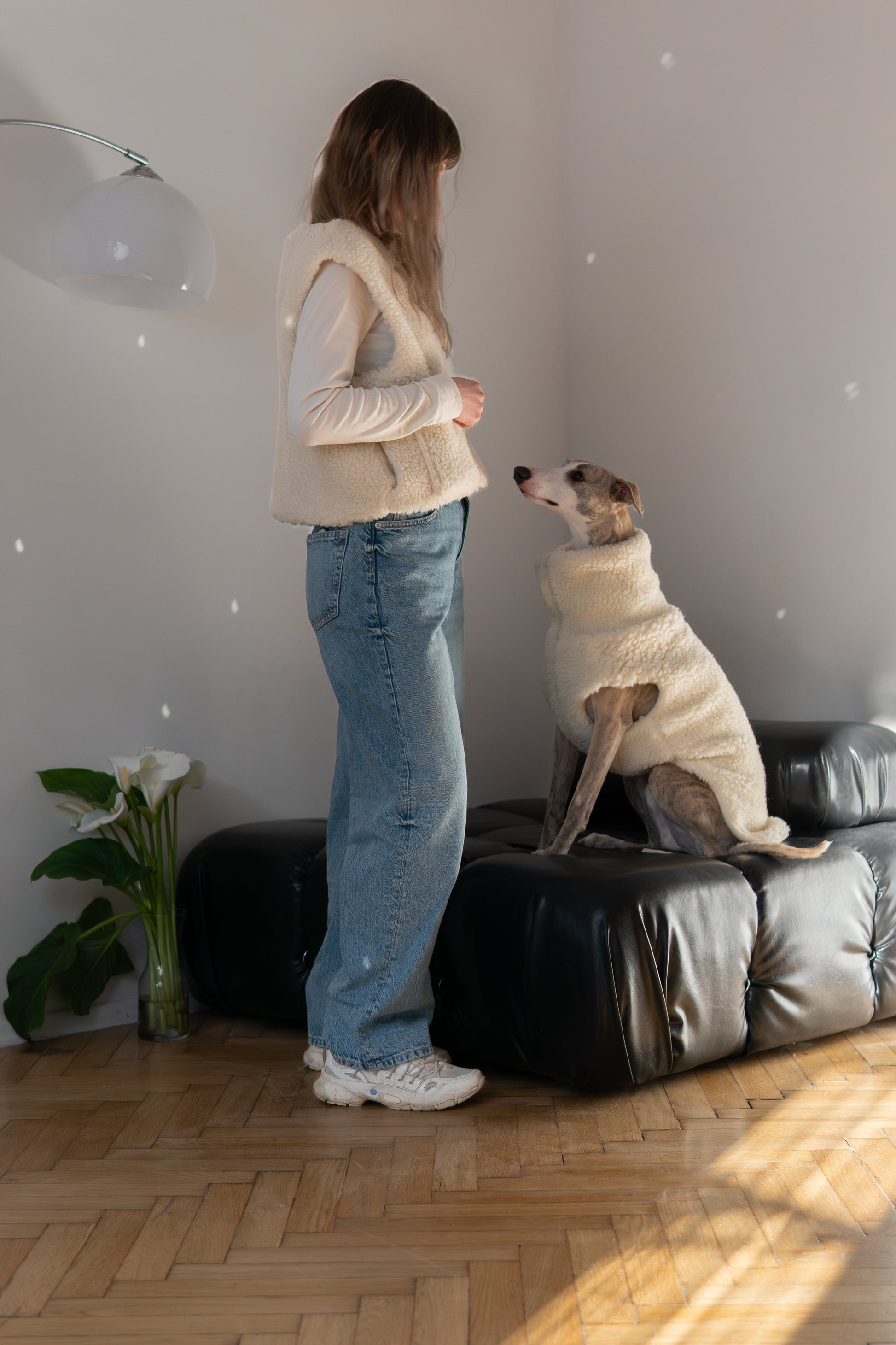 Woolen Dog Vest - Dark Grey-4