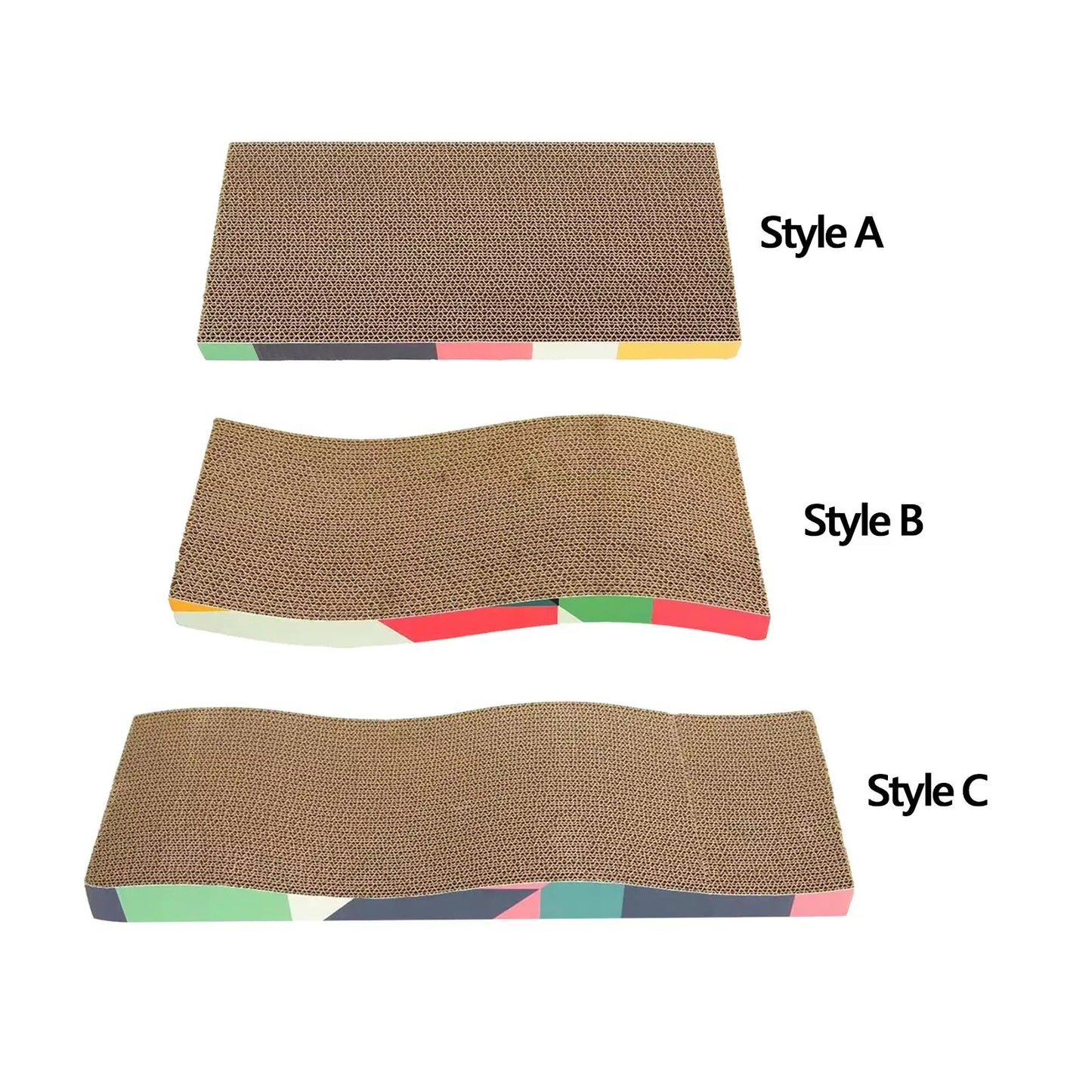 Cama rascadora de cartón corrugado para gatos: descanso y protección