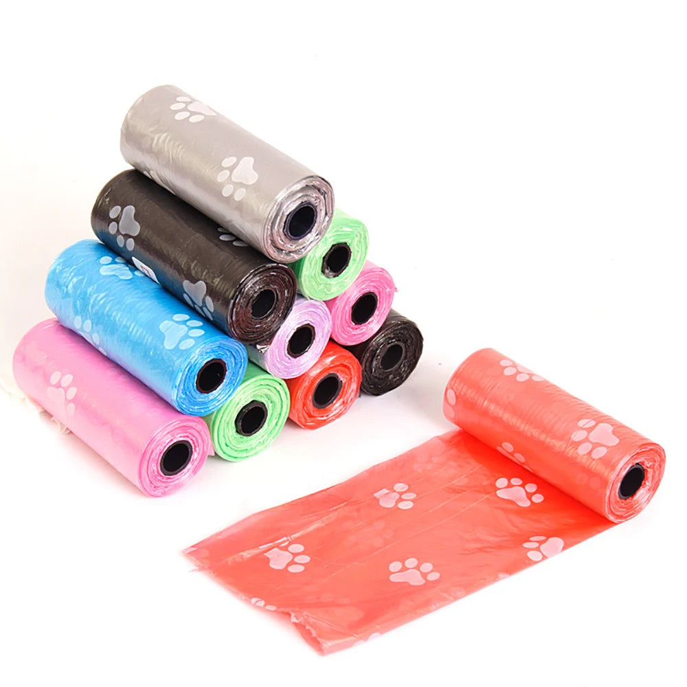 Bolsas para excrementos de perros, bolsas para excrementos de mascotas, bolsas desechables para residuos de perros, bolsas para excrementos a granel, bolsas para residuos de perros a prueba de fugas para suministros para mascotas