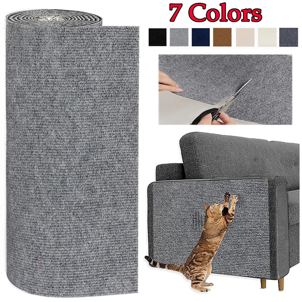 Alfombra rascadora autoadhesiva y recortable | Protector DIY para sofá y muebles