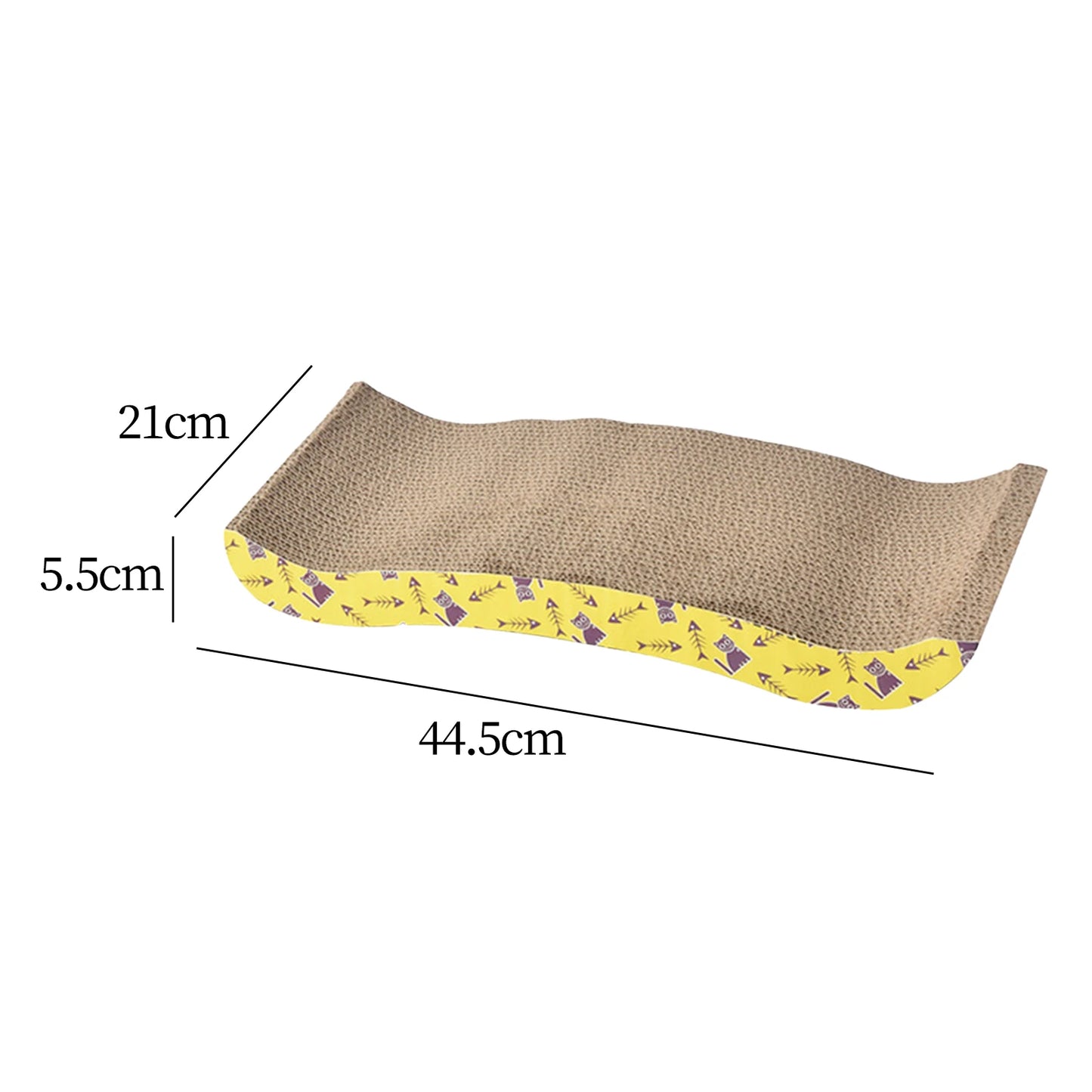 Cama rascadora de cartón corrugado para gatos: descanso y protección