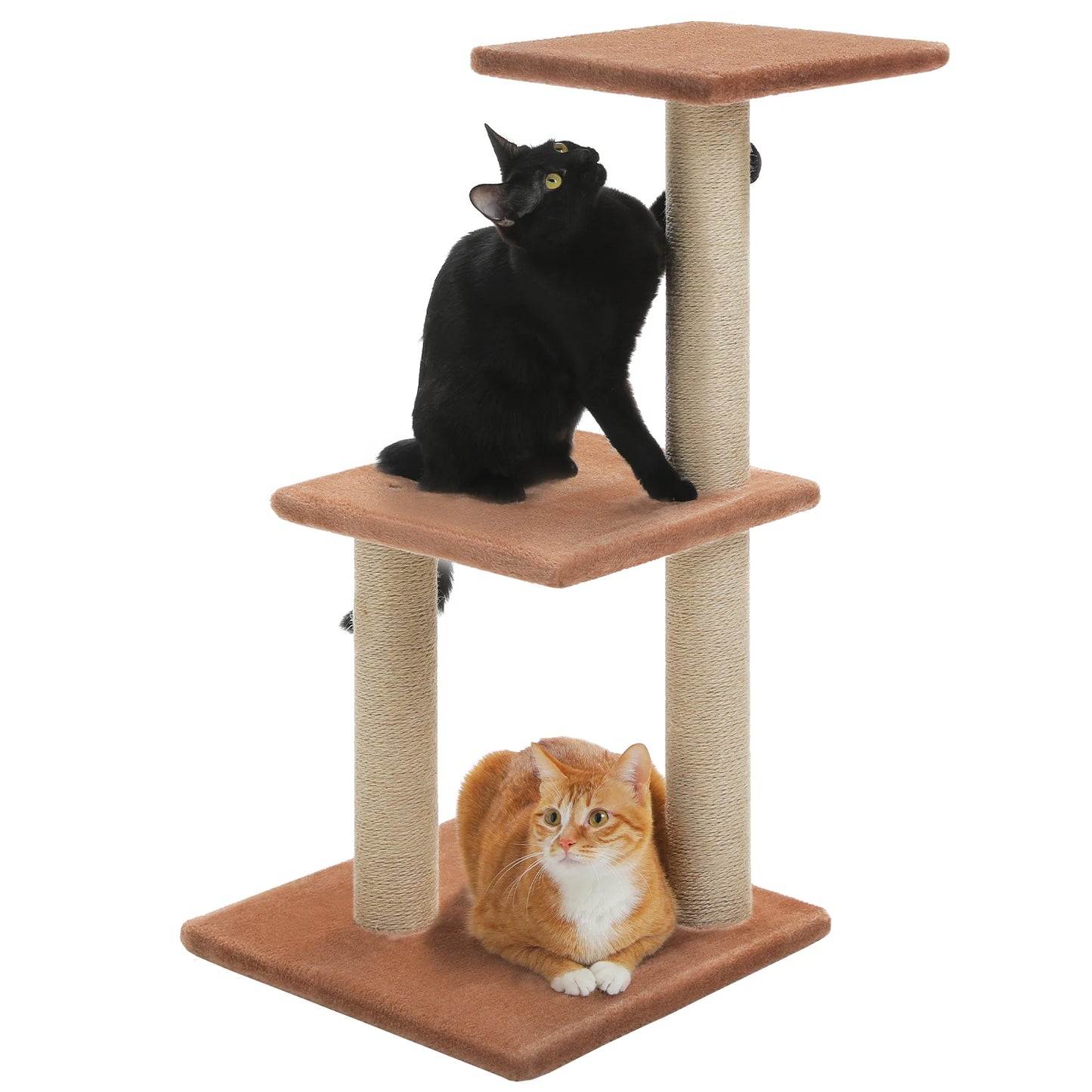 Árbol rascador premium 3-en-1: transformable, sisal, nido y hamaca de lujo