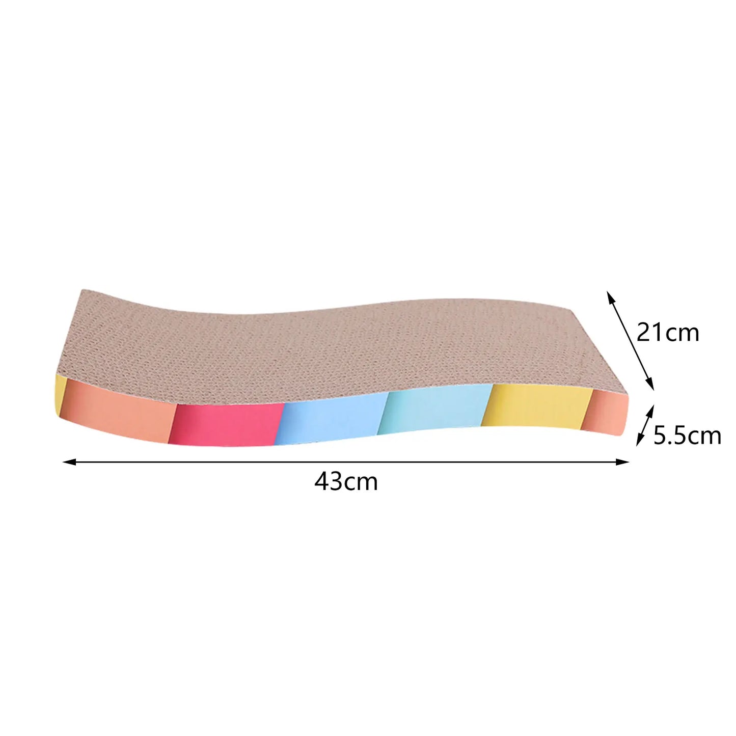 Cama rascadora de cartón corrugado para gatos: descanso y protección