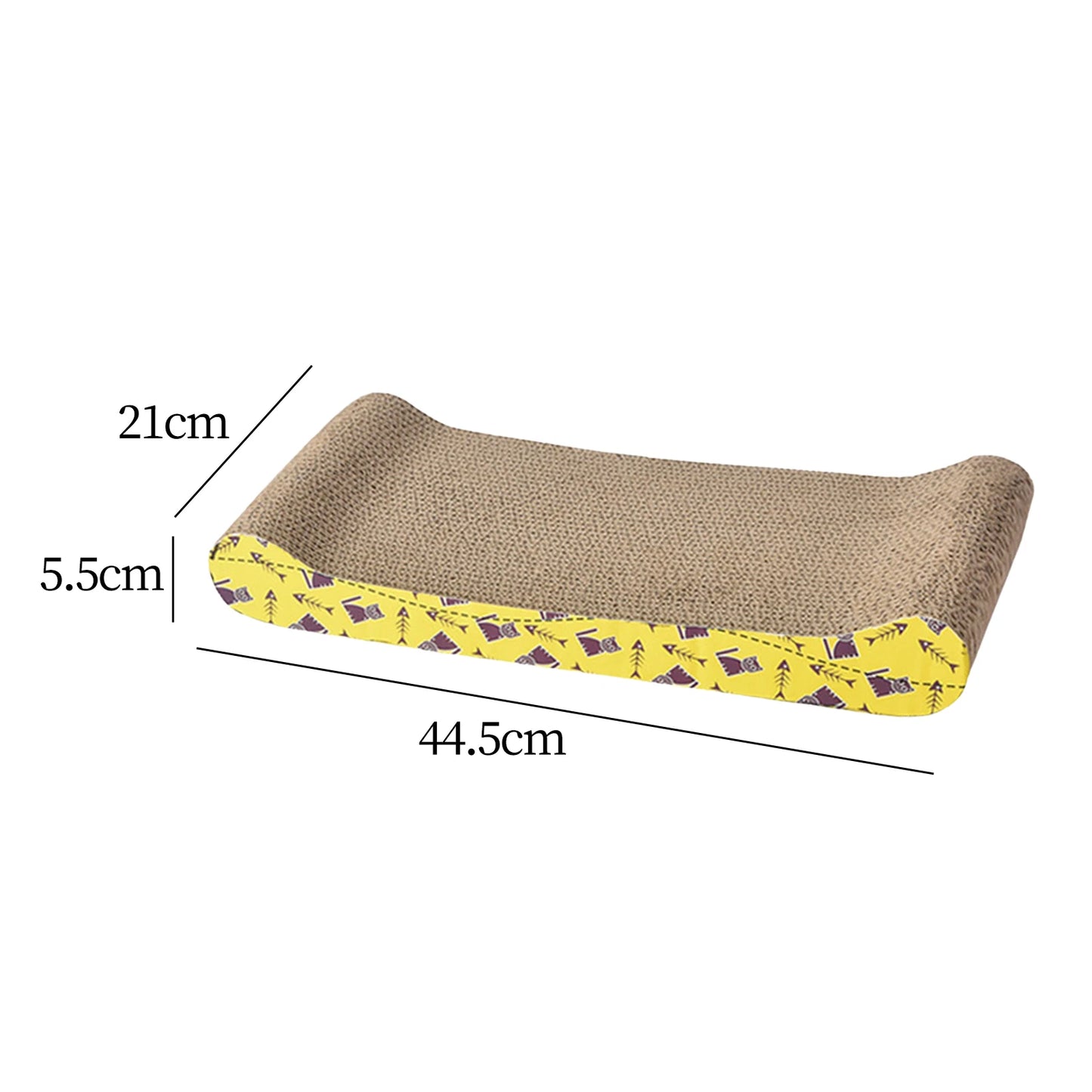 Cama rascadora de cartón corrugado para gatos: descanso y protección
