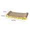Cama rascadora de cartón corrugado para gatos: descanso y protección