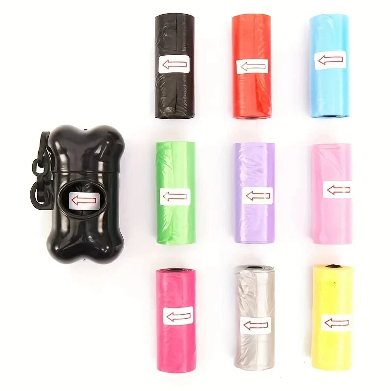 Bolsas para excrementos de perros, bolsas para excrementos de mascotas, bolsas desechables para residuos de perros, bolsas para excrementos a granel, bolsas para residuos de perros a prueba de fugas para suministros para mascotas