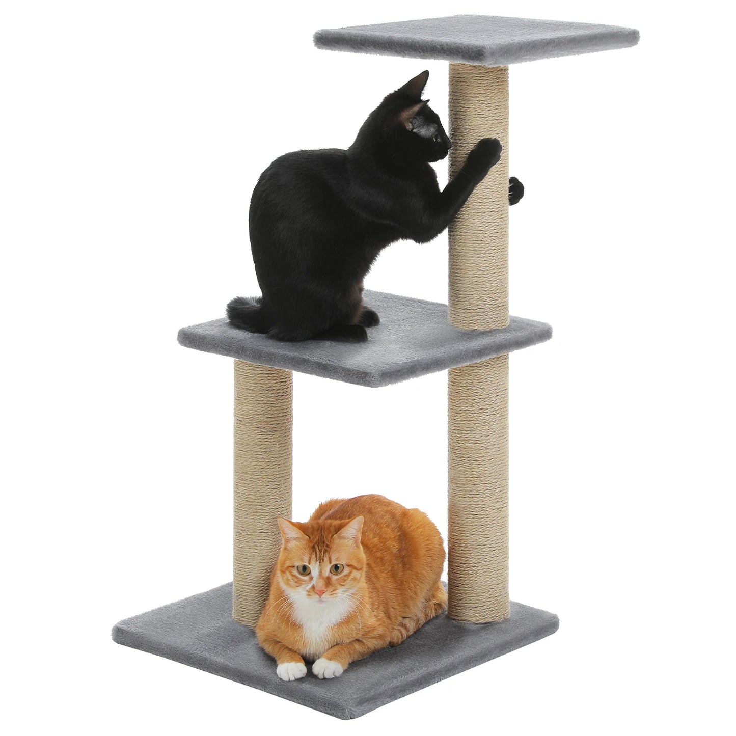 Árbol rascador premium 3-en-1: transformable, sisal, nido y hamaca de lujo