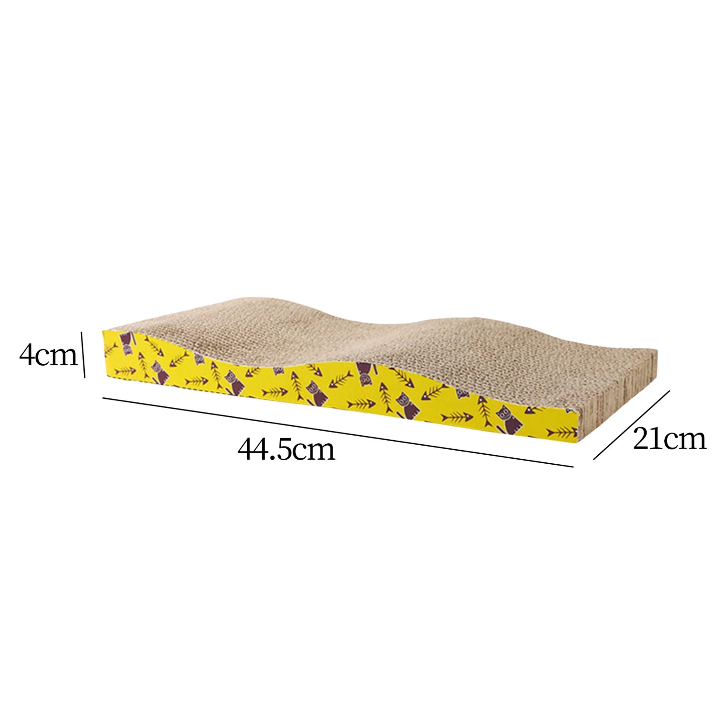 Cama rascadora de cartón corrugado para gatos: descanso y protección