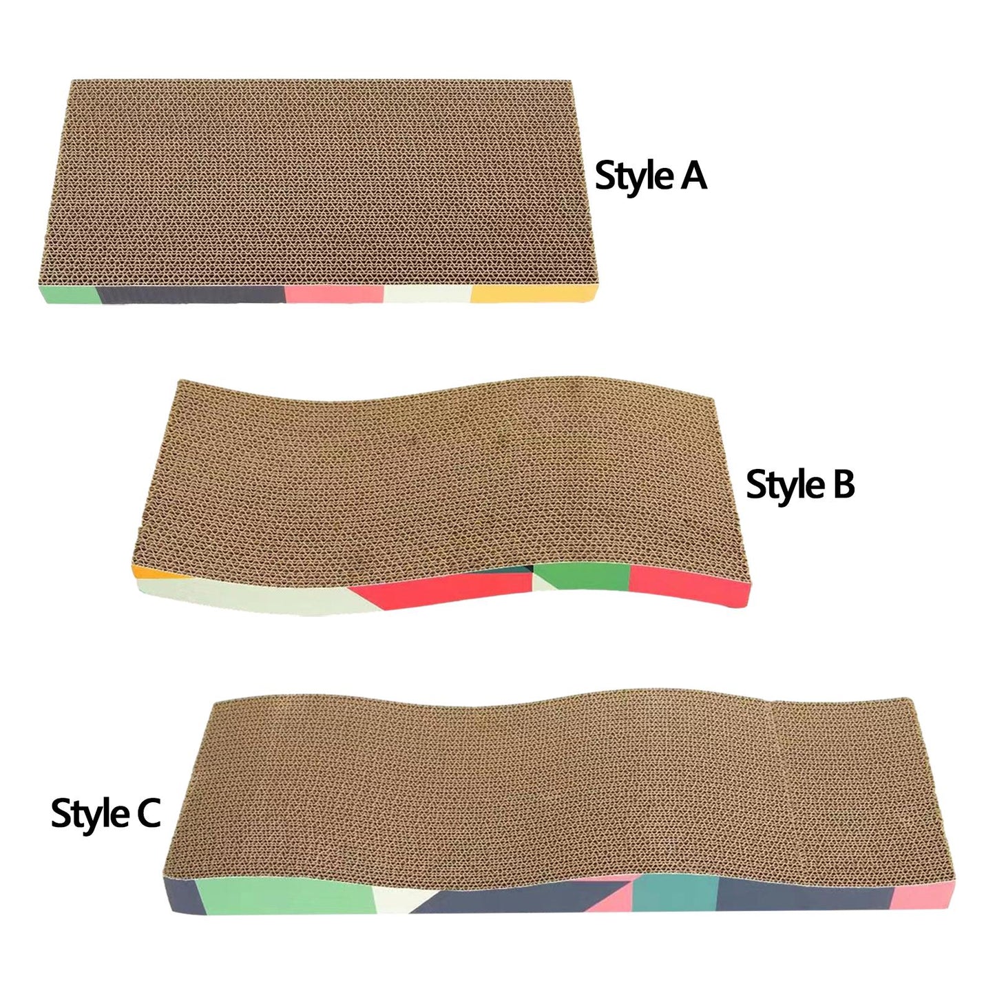 Cama rascadora de cartón corrugado para gatos: descanso y protección