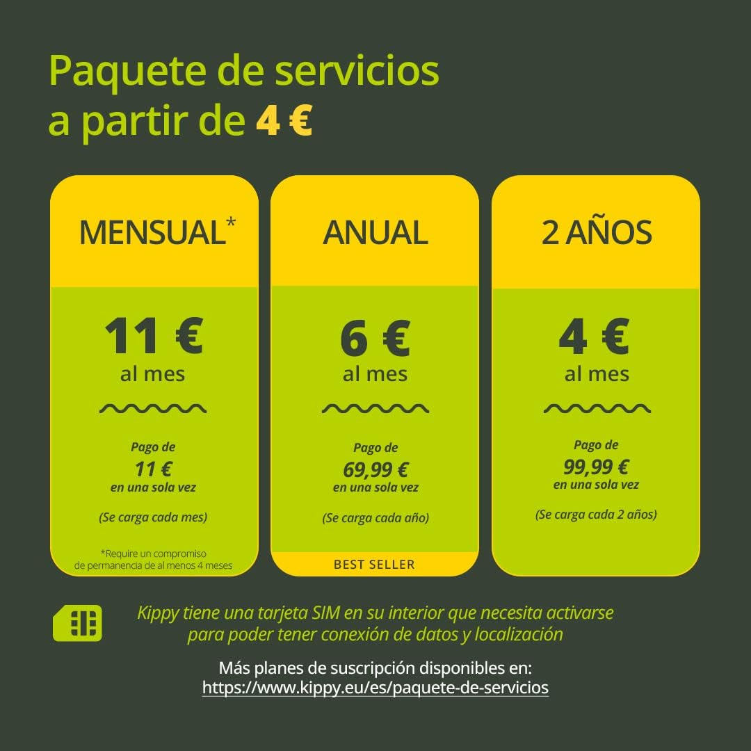 Kippy EVO GPS Premium: localizador antifuga + monitor de salud canina y felina