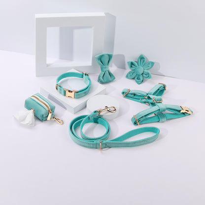 Conjunto de paseo elegante para perros y gatos | 6 piezas