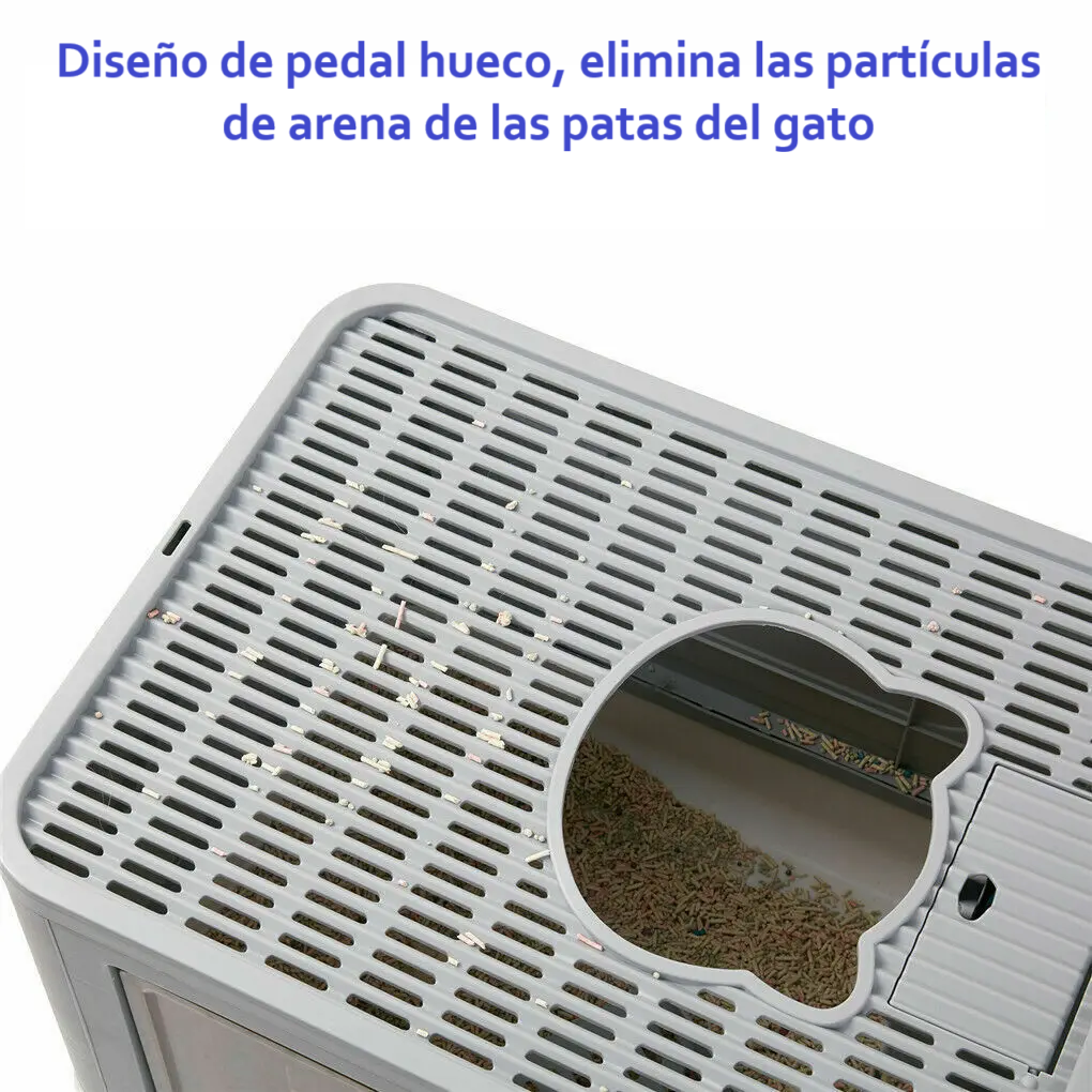 Arenero cubierto plegable de lujo: adiós a los malos olores y al rastro de arena