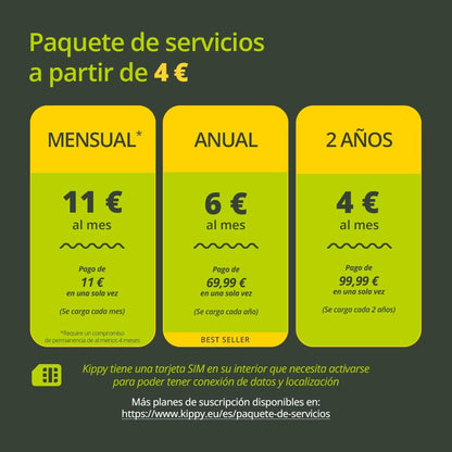 Kippy EVO GPS Premium: localizador antifuga + monitor de salud canina y felina