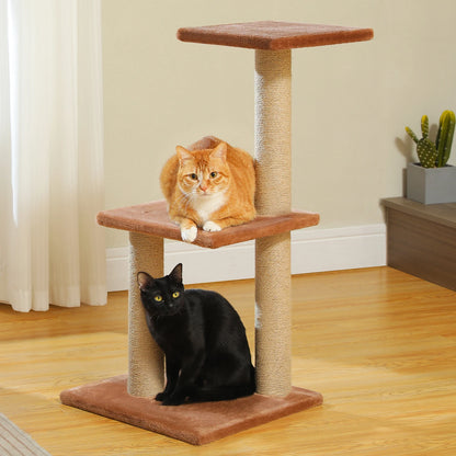 Árbol rascador premium 3-en-1: transformable, sisal, nido y hamaca de lujo
