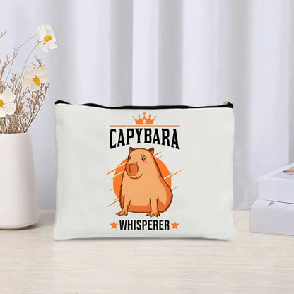 Pack de regalo 'Capibaras': bolsa de tela + neceser