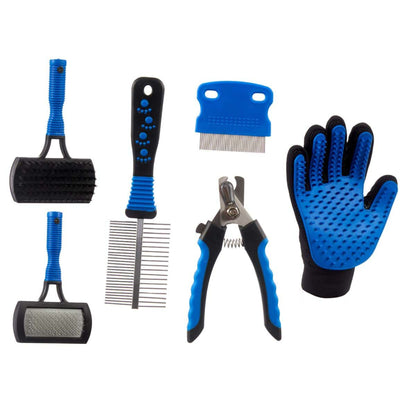 Set de higiene Mascow (6 piezas): kit esencial Azul