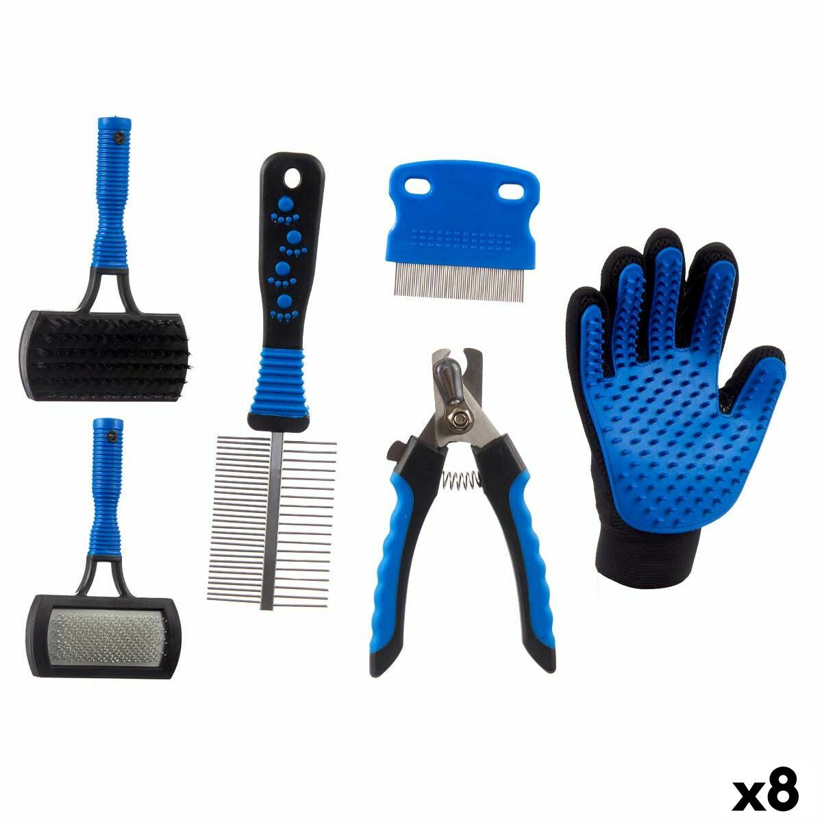 Set de higiene Mascow (6 piezas): kit esencial Azul