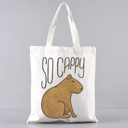 Pack de regalo 'Capibaras': bolsa de tela + neceser
