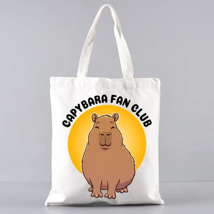 Pack de regalo 'Capibaras': bolsa de tela + neceser