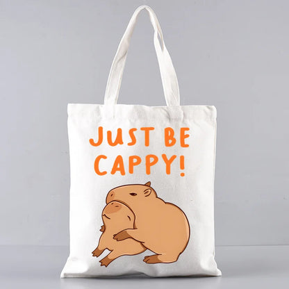 Pack de regalo 'Capibaras': bolsa de tela + neceser