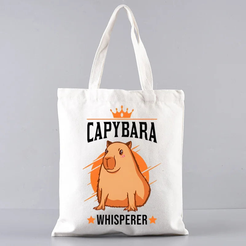 Pack de regalo 'Capibaras': bolsa de tela + neceser
