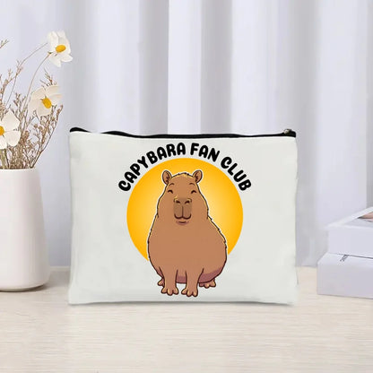 Pack de regalo 'Capibaras': bolsa de tela + neceser